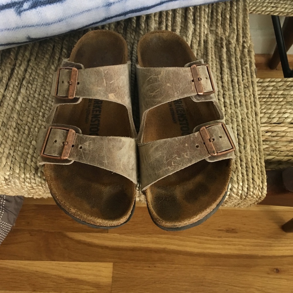 Birkenstock Arizona Oiled Leather- Tobacco Brown